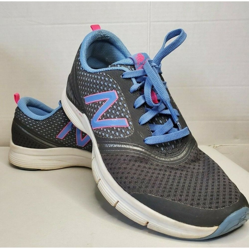 New Balance Gray Pink Athletic Shoes Training Running 711 Cush Size 8.5